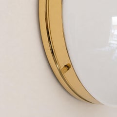 Pair of Italian Sconces Brass Brass Wall Lights in style of Stilnovo, 1970s