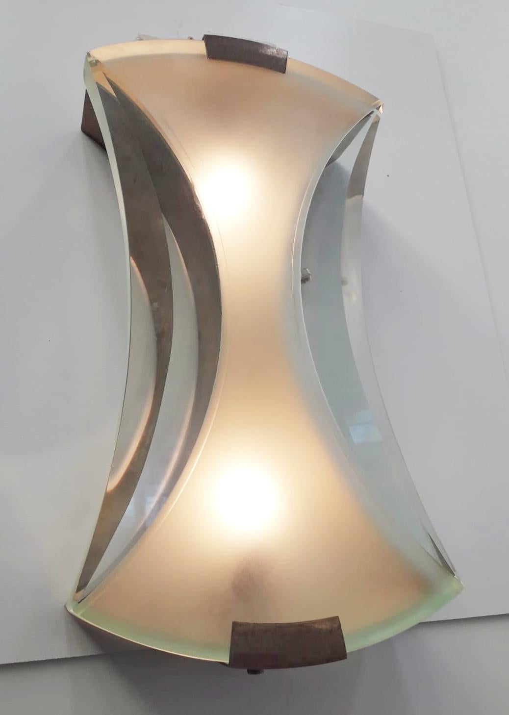 Italian Pair of Model 2225 Sconces by Max Ingrand for Fontana Arte