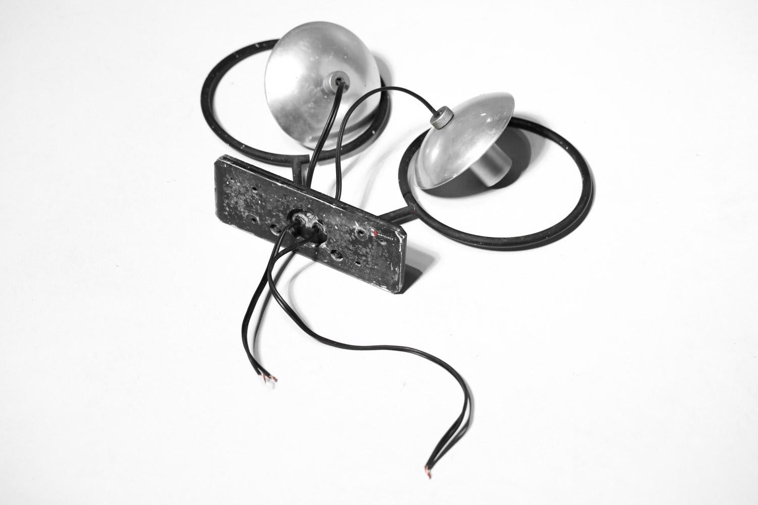 Pair of Italian Sconces Model 237/2 by Gino Sarfatti for Arteluce 50s Wall Lamp 10