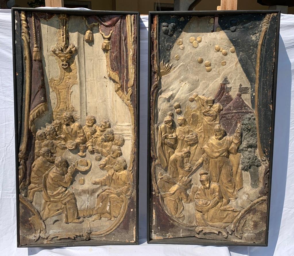 Pair of bas-reliefs, 