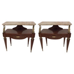 Pair of Italian Side Tables Attributed to Gio Ponti, circa 1940