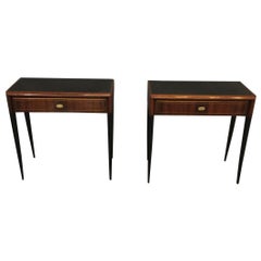 Pair of Italian Side Tables in the Style of Gio Ponti, 1950