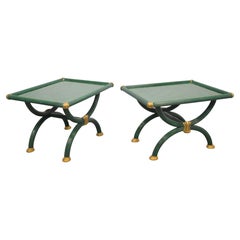 Pair of Italian Small Tables, 1980s
