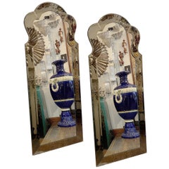 Pair of Italian Smoke Color Mirror, Sold Individually