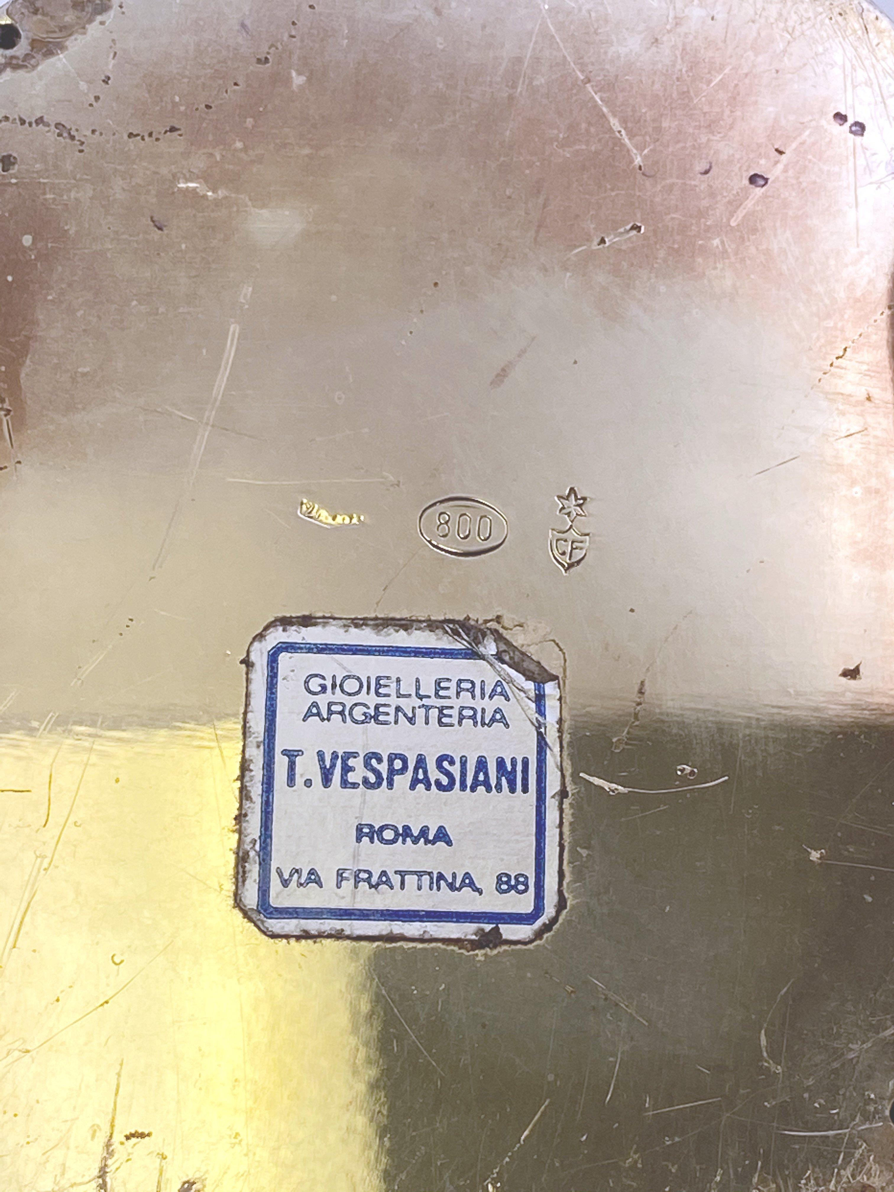 Pareja de esculturas de querubines italianos de plata maciza Dos de las Four Seasons siglo XX en venta