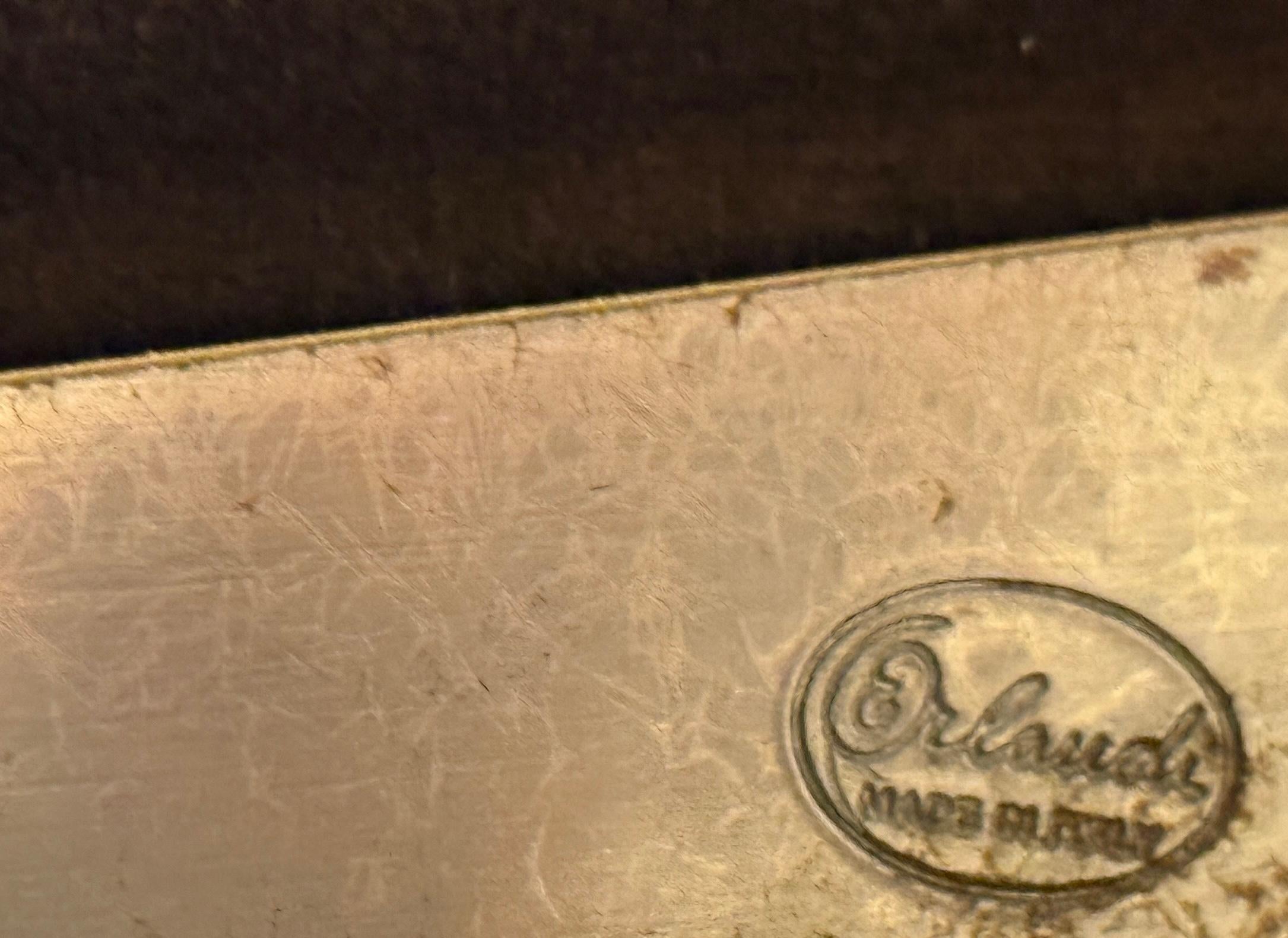 Paire de fauteuils italiens en acier et laiton signés Orlandi, 1970 en vente 9