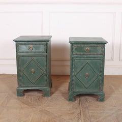 Pair of Italian Style Custom Made Bedside Cupboards