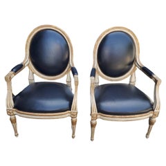 Pair of Italian Style Denis and Leen Armchairs