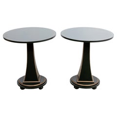 Pair of Italian Style Pedestal Tables