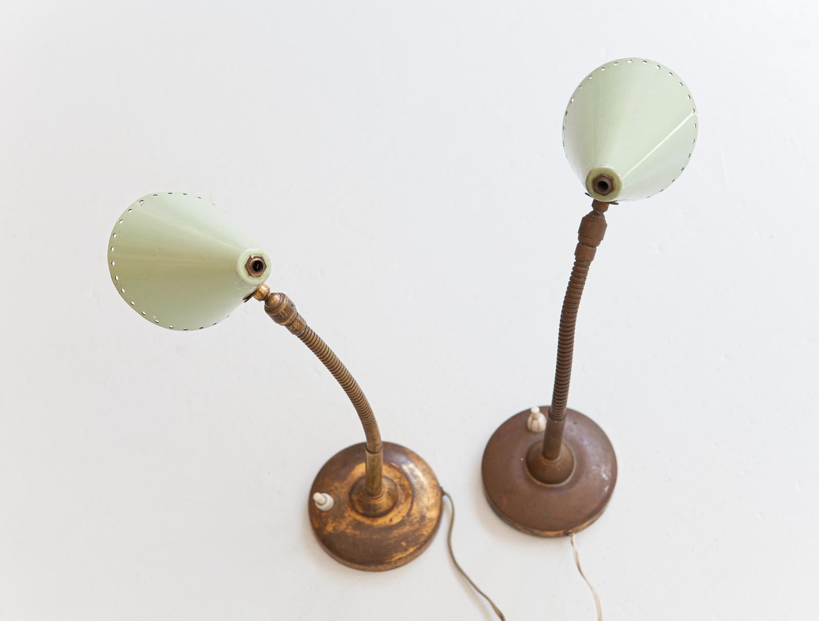 Pair of Italian Table Lamps, 1950s 1