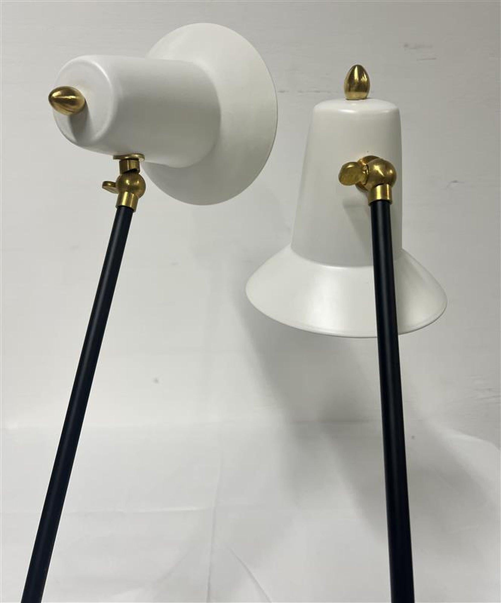 Pair of Italian Table Lamps Large For Sale 1