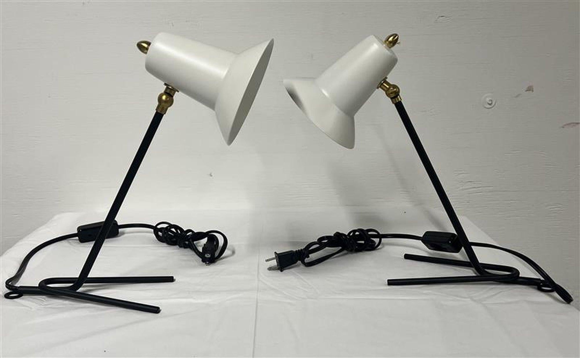 Late 20th Century Pair of Italian Table Lamps Small For Sale