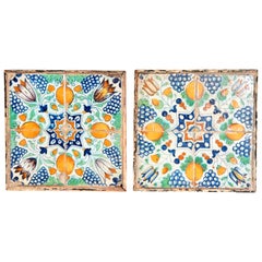 Pair of Italian Tiles