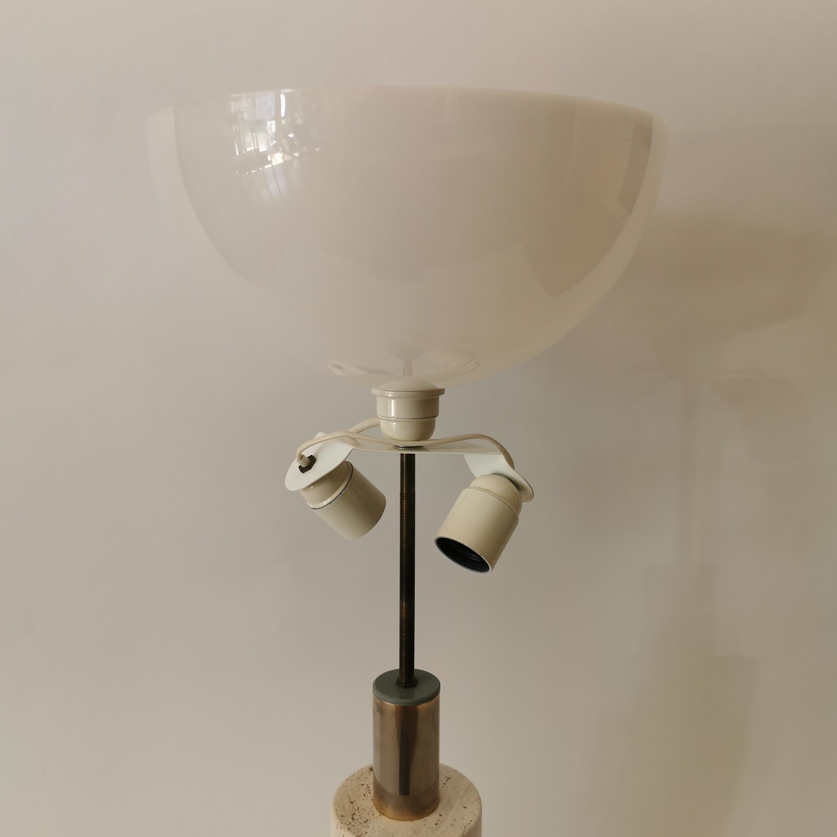 Pair of Italian Travertine Table Lamps, Italy, 1970 2