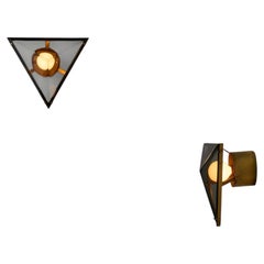 Pair of Italian Triangular Sconces