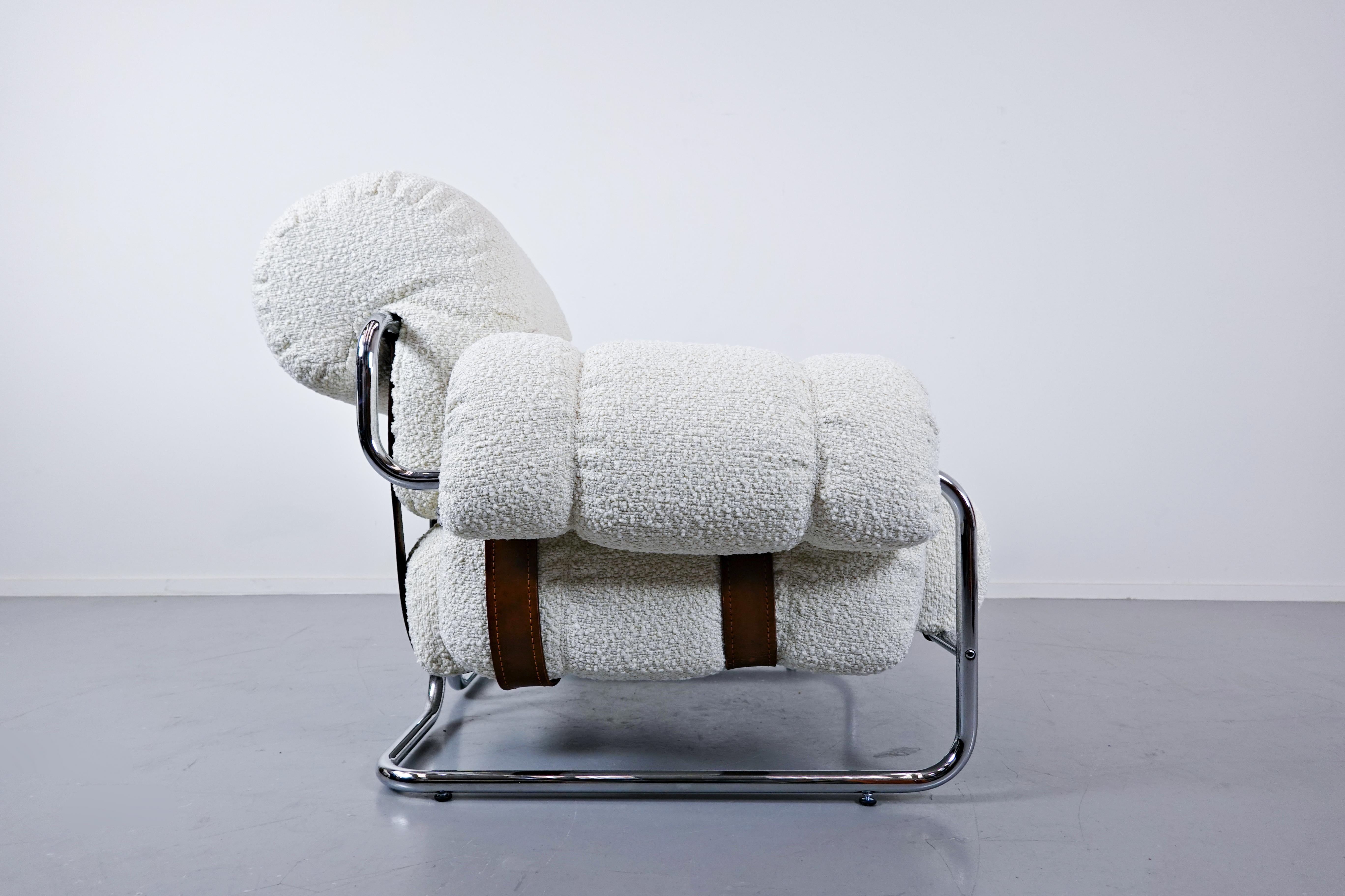 Pair of Italian “Tucroma” Armchairs by Guido Faleschini for Mariani, 1970s 1