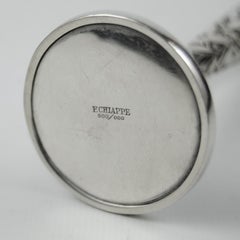 Coppia di vasi a tulipano italiani, Art Nouveau, 900 A. Silver