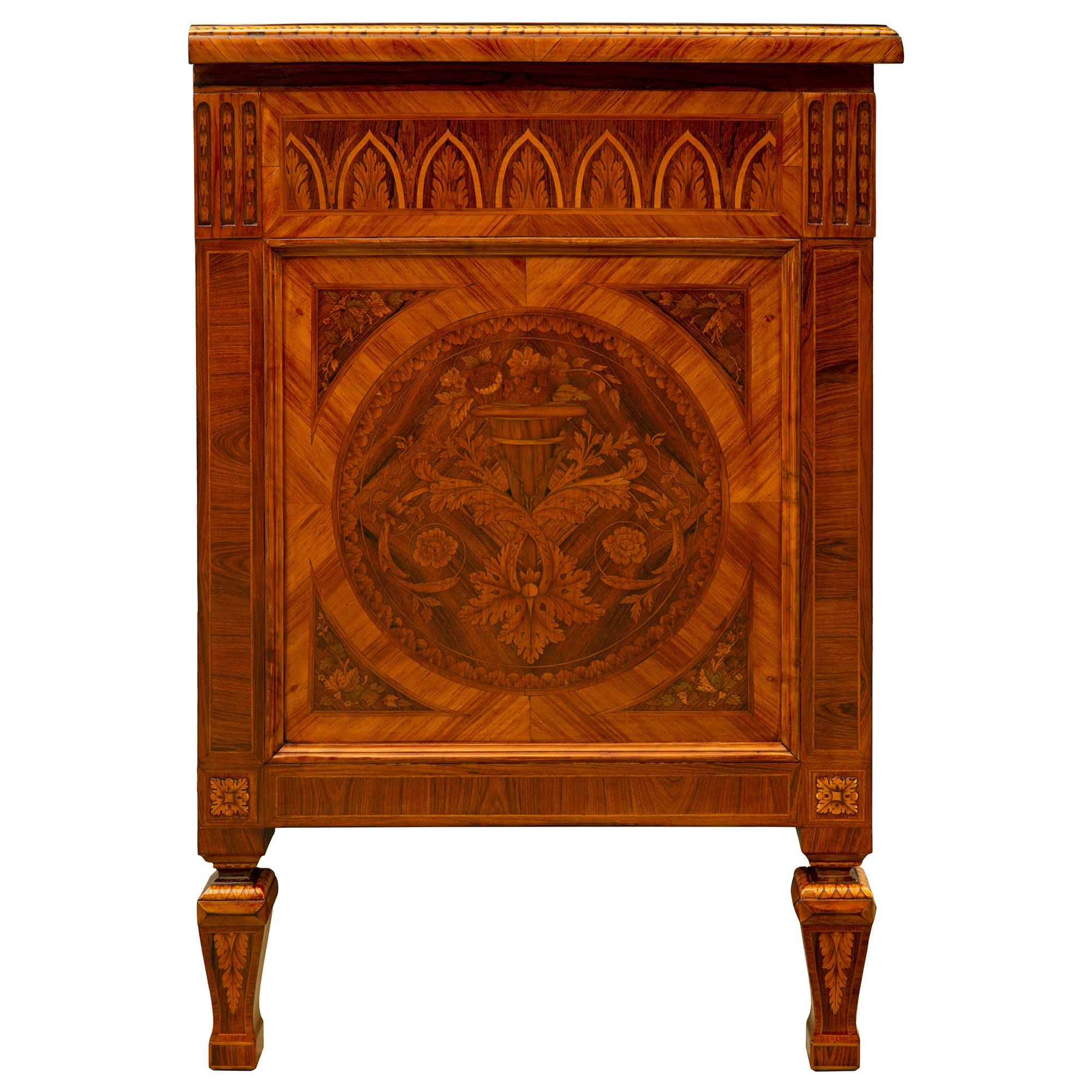 Kingwood Pair of Italian Turn of the Century Louis XVI St. Commodes For Sale