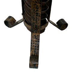 Pair of Italian Turned Wood Lamps
