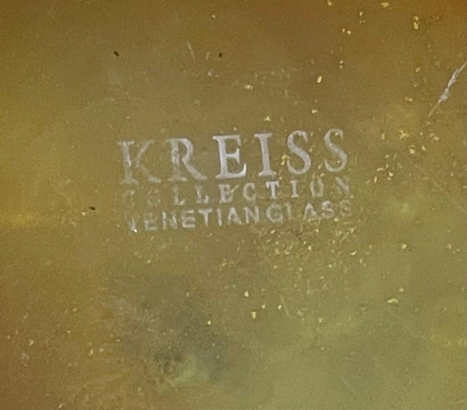 Coppia di vasi in vetro artistico veneziano per Kreiss in vendita 1