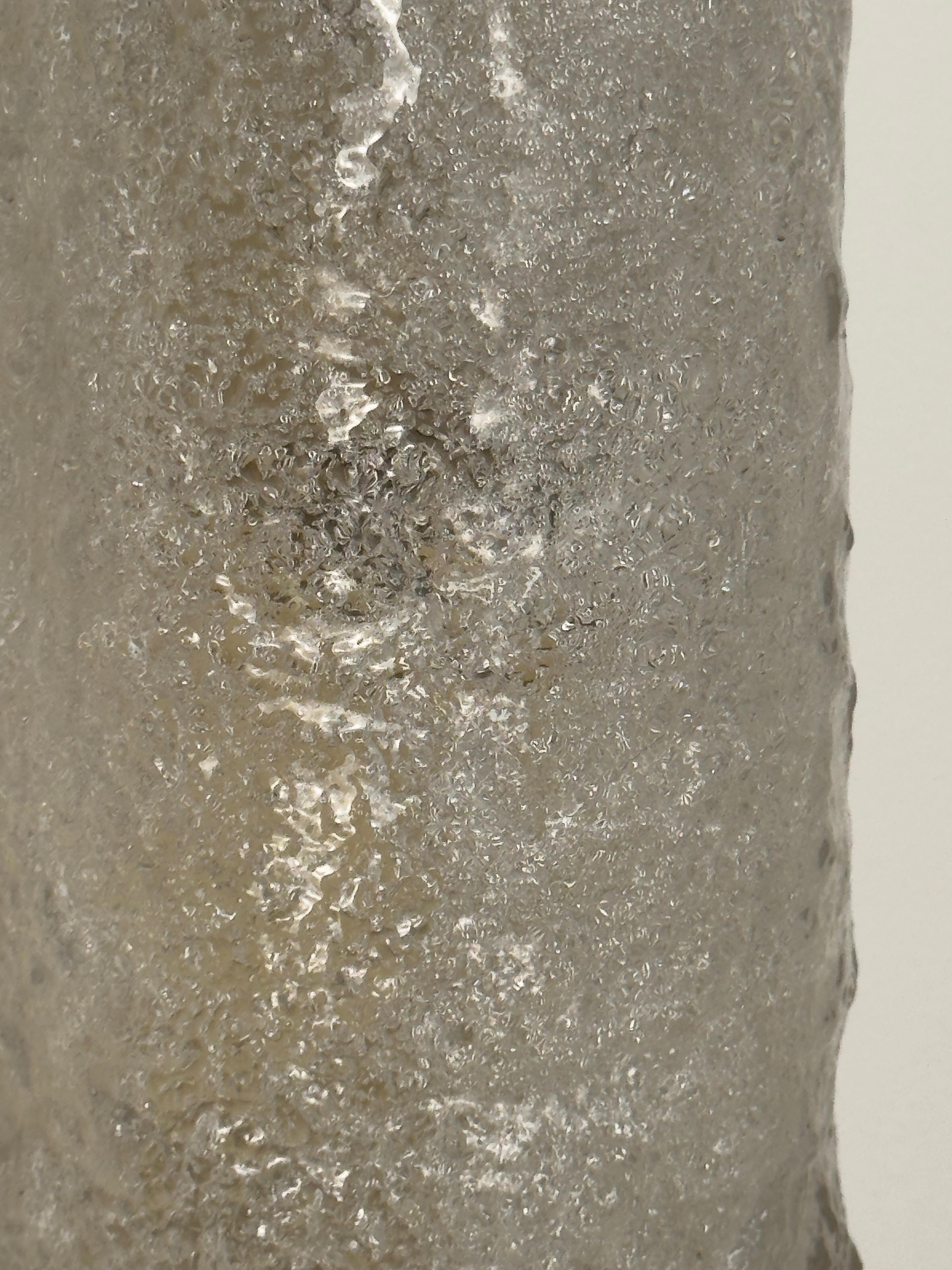 Pareja de Apliques de Pared Vintage Italianos - Vidrio Esmerilado Artesanal, 1960/70 en venta 10