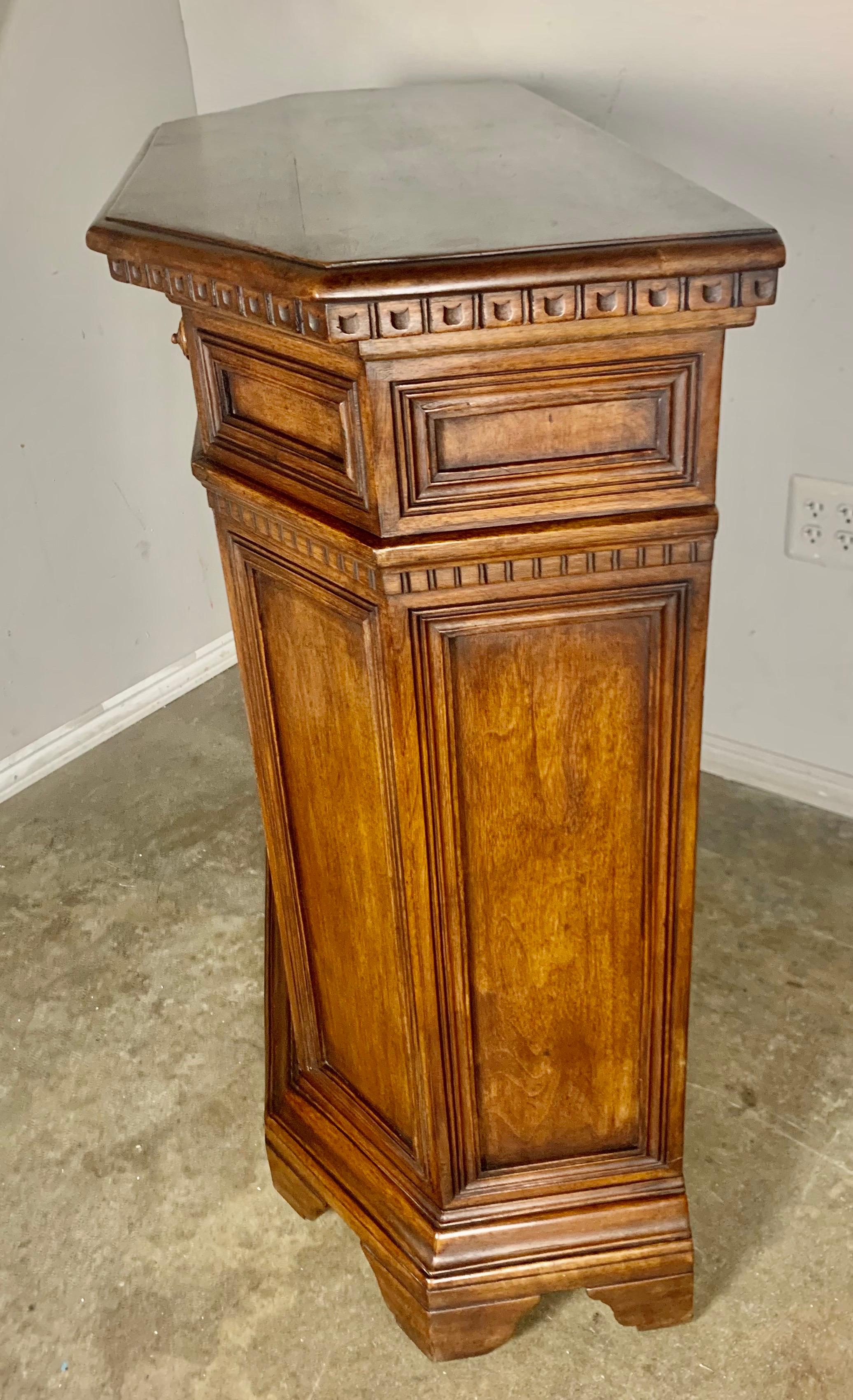 Pair of Italian Walnut Credenzas, circa 1930s 7