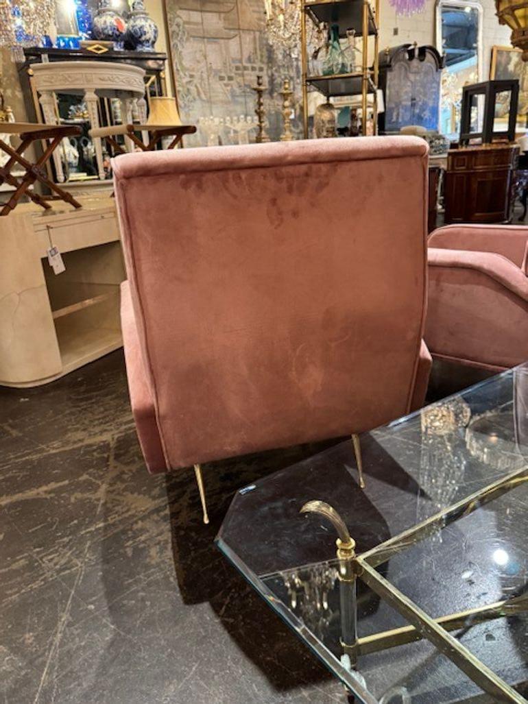 Paire de fauteuils club italiens Zanuso en vente 2