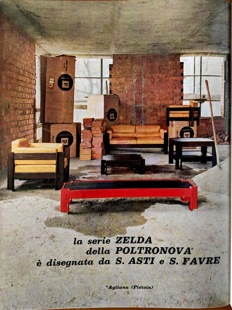 Pair of Italian 'Zelda' Armchairs by Sergio Asti for Poltronova, 1960s 11
