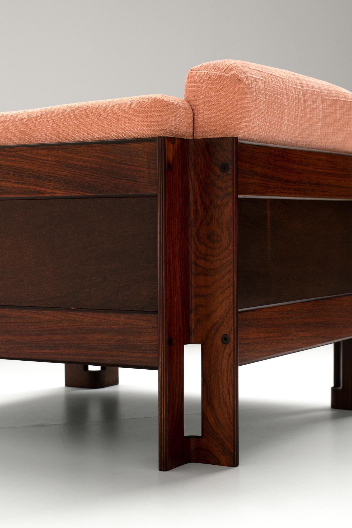 Fabric Pair of Italian 'Zelda' Armchairs by Sergio Asti for Poltronova, 1960s