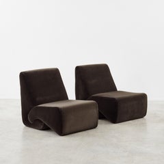 Pair of Ivan Matusik lounge chairs from Hotel Kyjev, Czechoslovakia 1970s