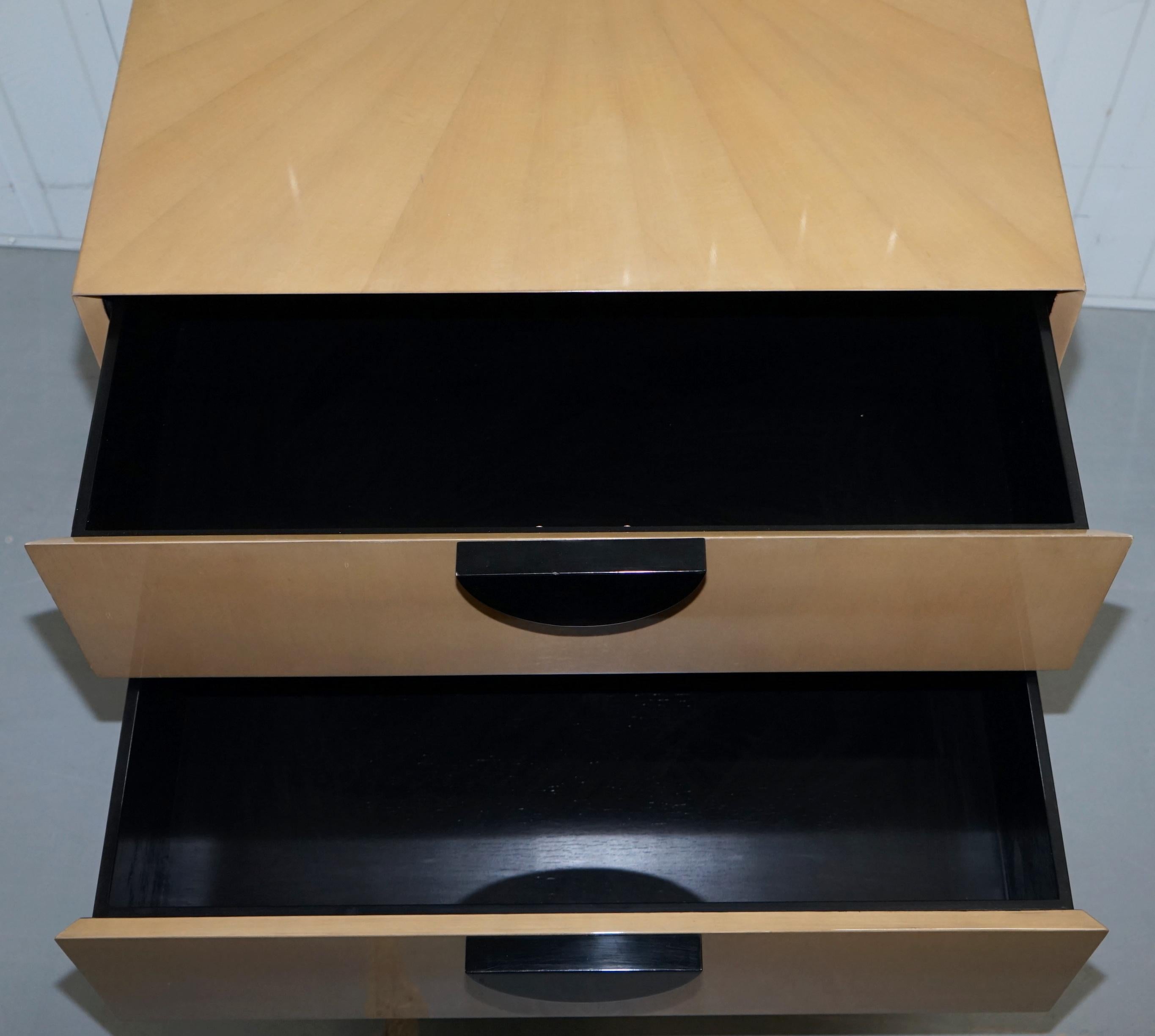 Pair of J Robert Scott Cloud Chests of Drawers 14-Carat Gold Leaf Glaze For Sale 6
