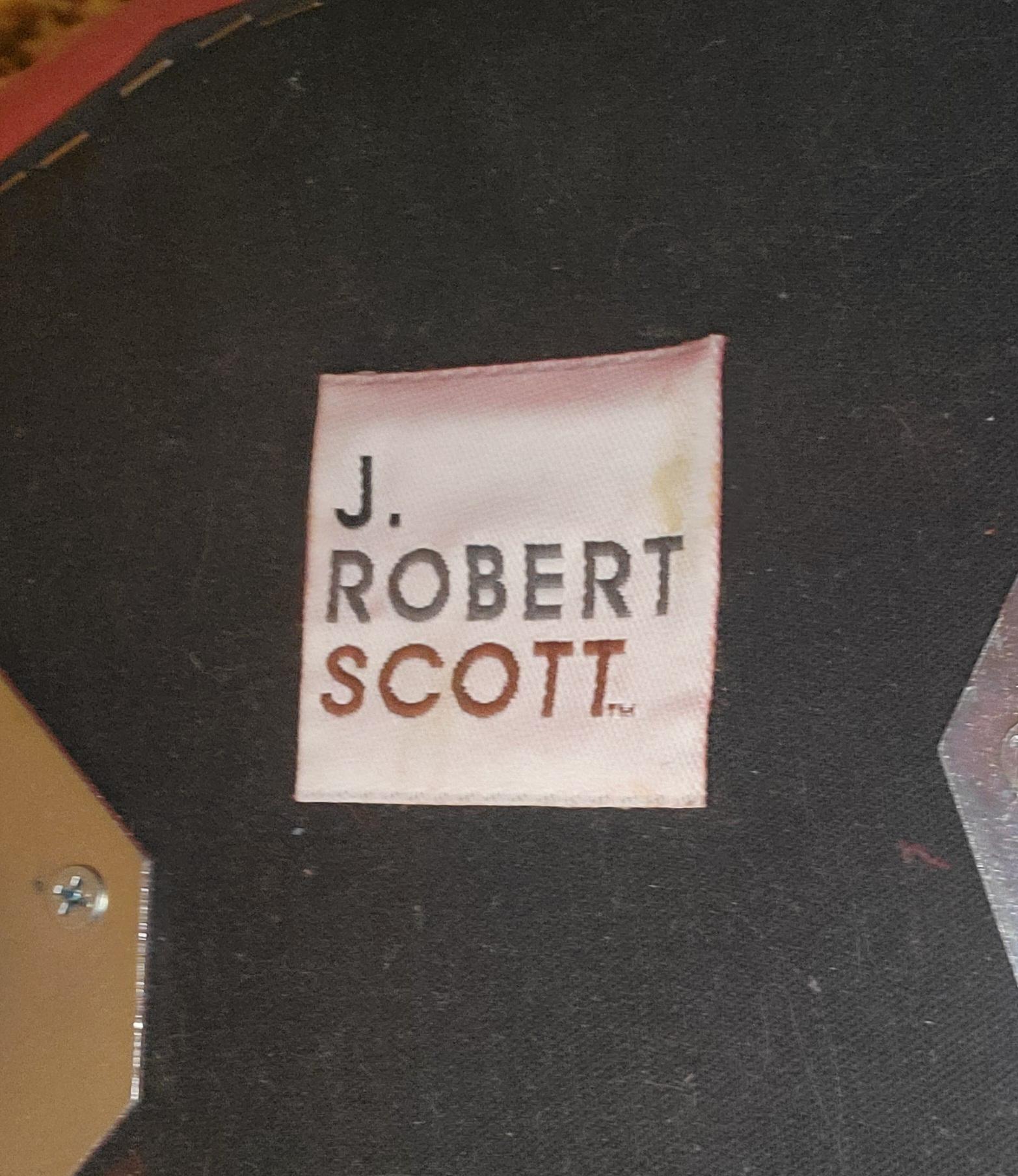 Paire de chaises Luctie du milieu du siècle dernier de J. Robert Scott sur roulettes en vente 1