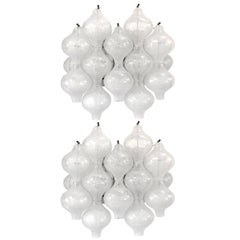 Pair of J. T. Kalmar Tulipan Glass Sconces