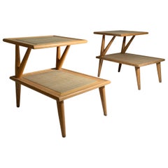 Pair of Jack Van der Molen Step End Tables