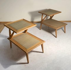 Pair of Jack Van der Molen Step End Tables