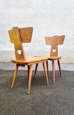 Ein Paar Jacob Kielland Brandt-Stühle von Jacob Kielland für I.Christiansen, Dänemark, 60er Jahre