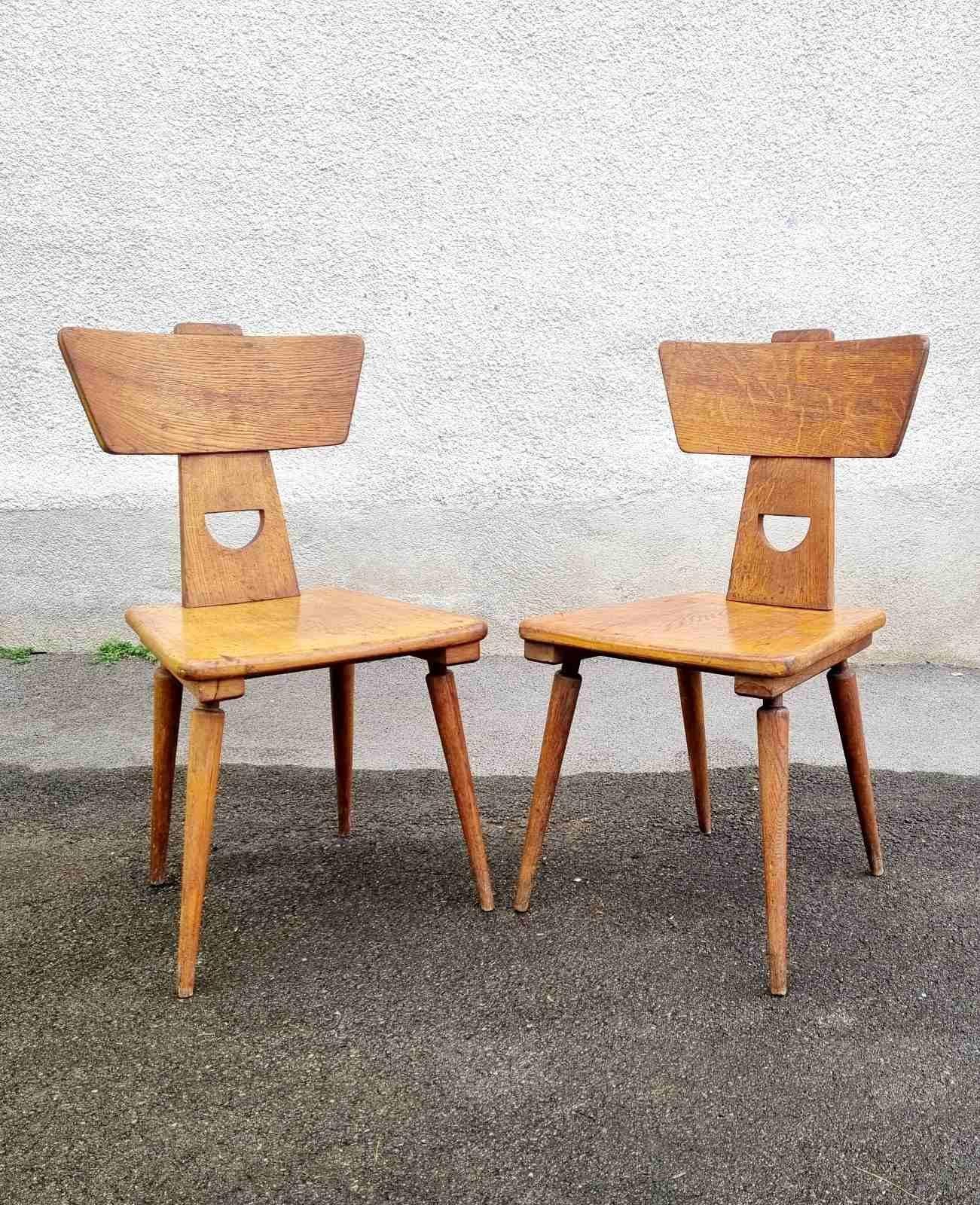 Mid-20th Century Pair of Jacob Kielland Brandt Chairs for I.Christiansen, Denmark 60s For Sale