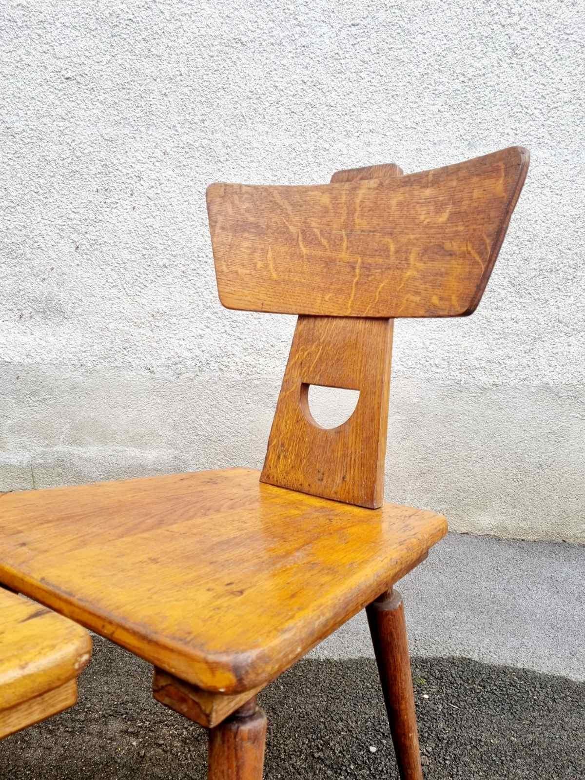 Pair of Jacob Kielland Brandt Chairs for I.Christiansen, Denmark 60s For Sale 2