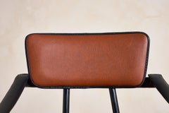 Pair of Jacques Adnet Armchairs