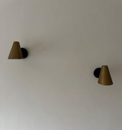 Coppia di lampade da parete Jacques Biny, anni '50 ca.