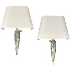 Pair of Jacques Blin Sconces, circa 1950, France