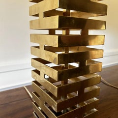 Coppia di lampade da tavolo alte Jacques Charpentier del 1970 circa