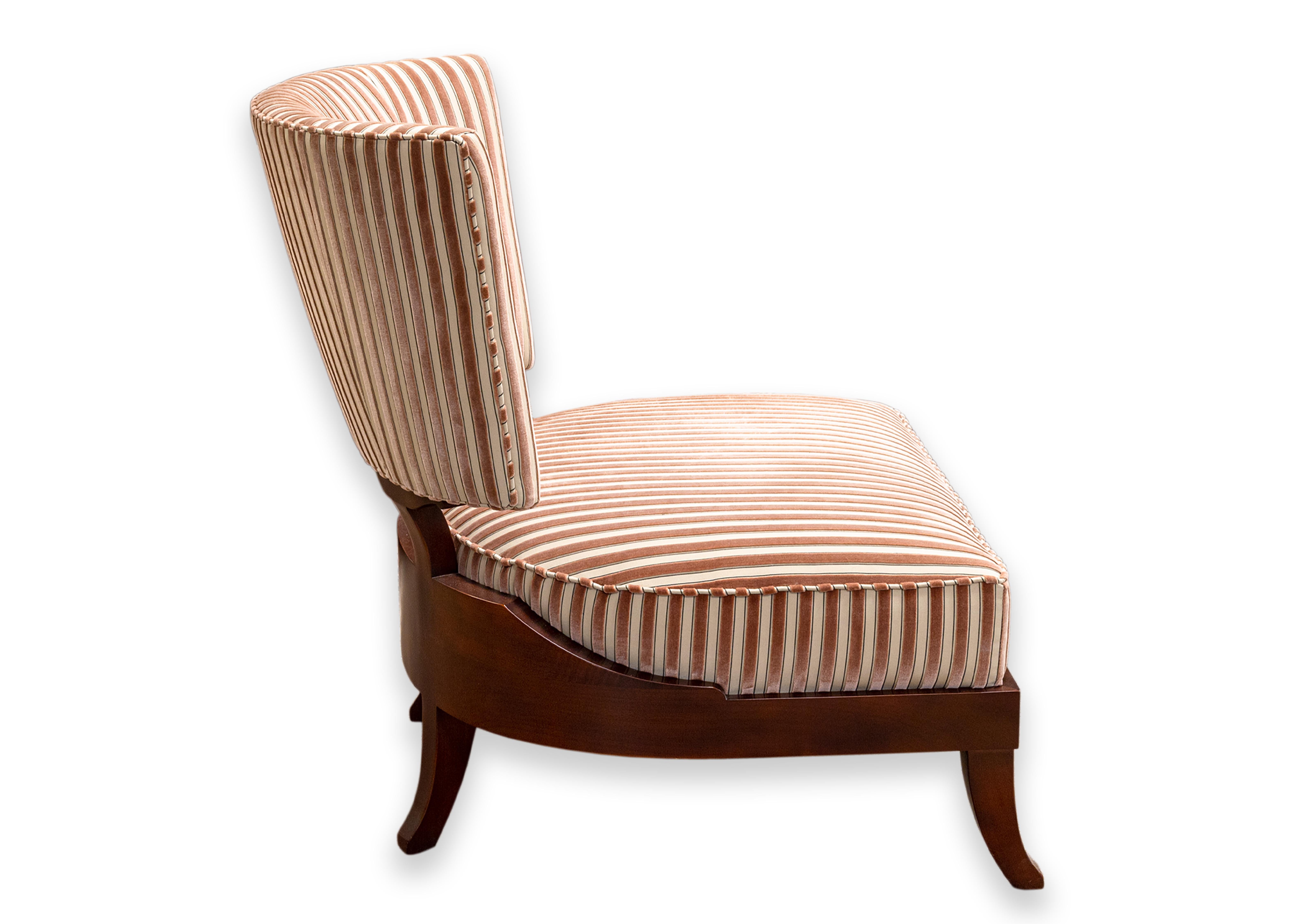American Pair of Jacques Garcia for Baker Furniture Victoire Side Accent Lounge Chairs