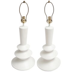 Pair of Jacques Grange Lamps