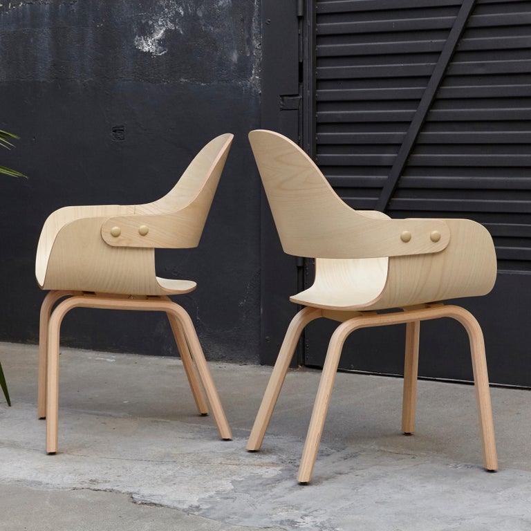 Pair of Jaime Hayon, Contemporary, Wood Chair Showtime Nude by BD