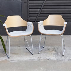 Pair of Jaime Hayon Upholstered Wood Chair Showtime by BD Barcelona