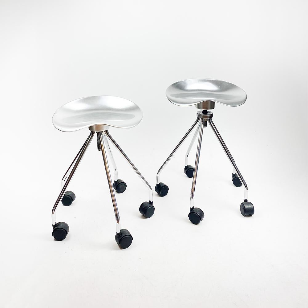 Modern Pair of Jamaica stools designed by Pepe Cortes for Amat 3, 1991