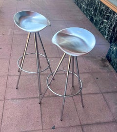 Coppia di sgabelli da bar girevoli Jamaica di Pepe Cortes per Amat Spain