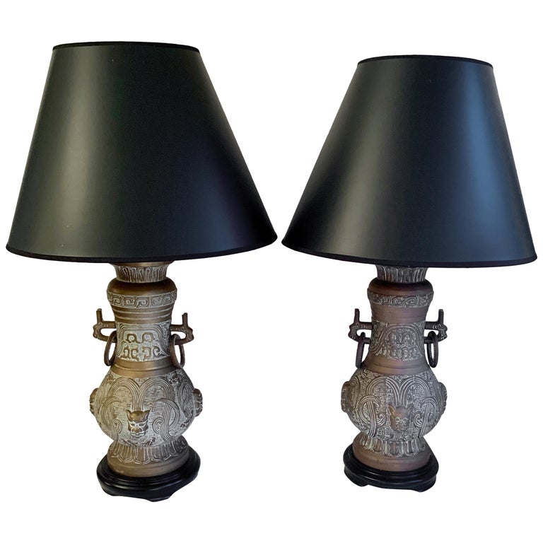 James Mont–style lamps, 20th century, offered by Darren Ransdell Design