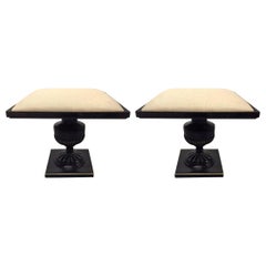 Pair of James Mont Style Stools